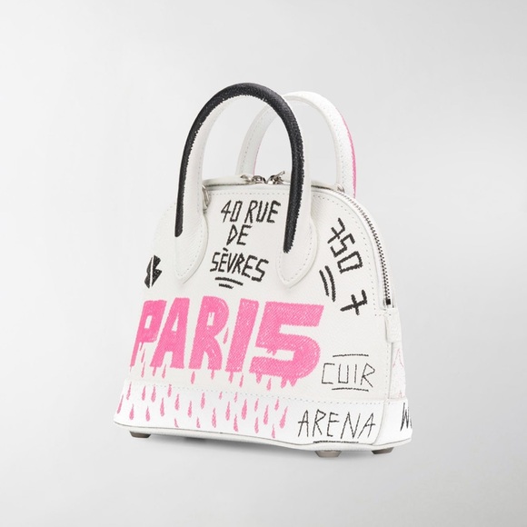 BALENCIAGA Top Handle Ville XXS Graffiti - Picture 2 of 8